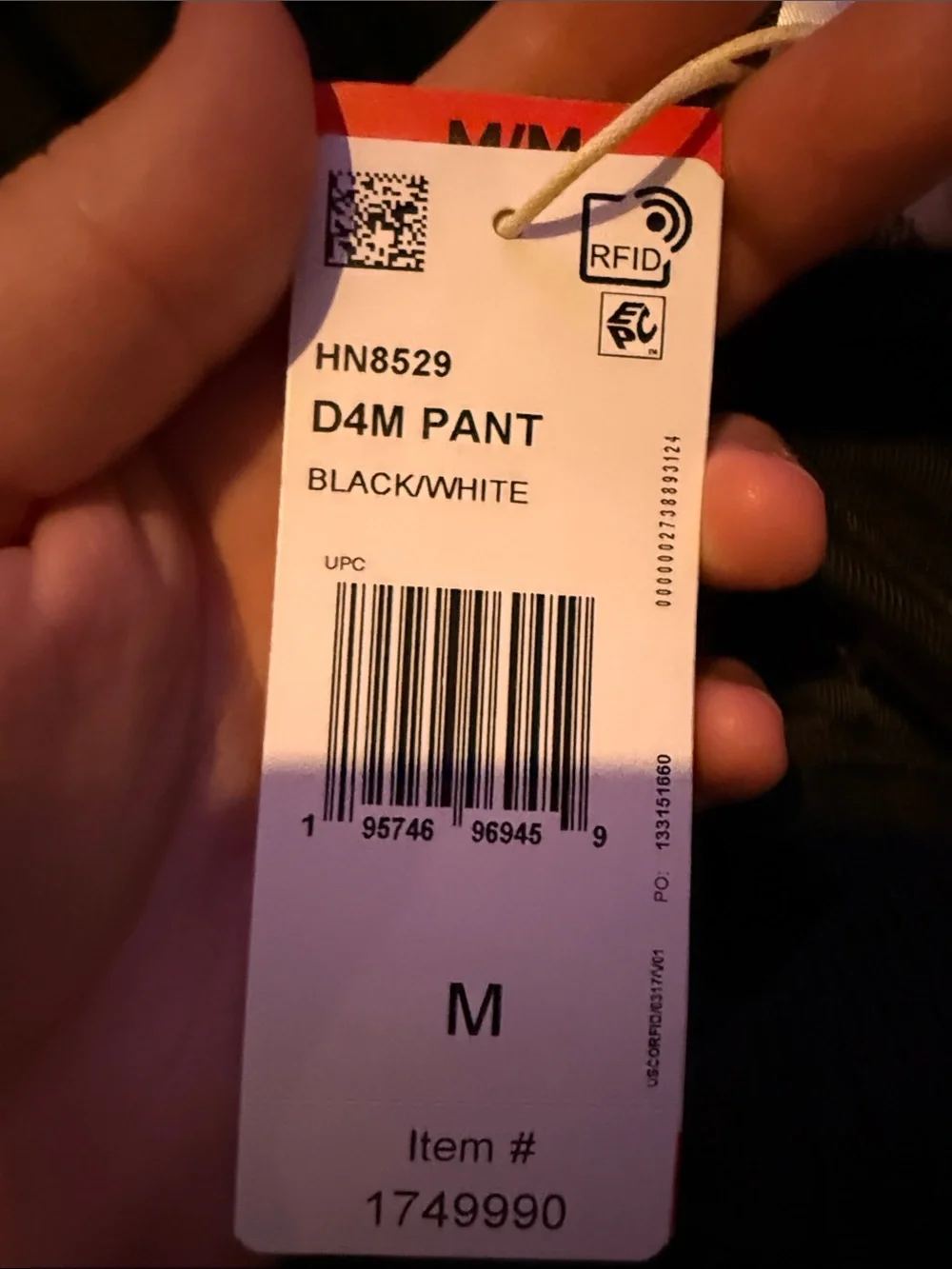 Men’s Medium Adidas D4M Pant